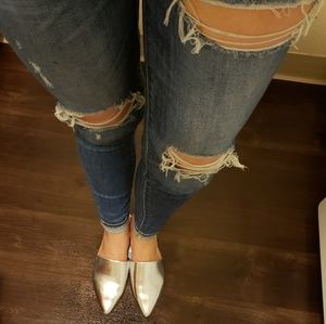 A new day "Silver Junebug" flats